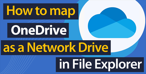 Map OneDrive as Network Drive to File Explorer