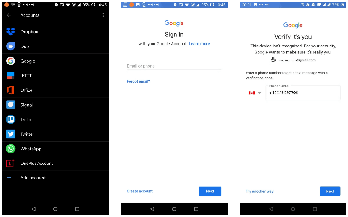 Add Another Google Account on Android