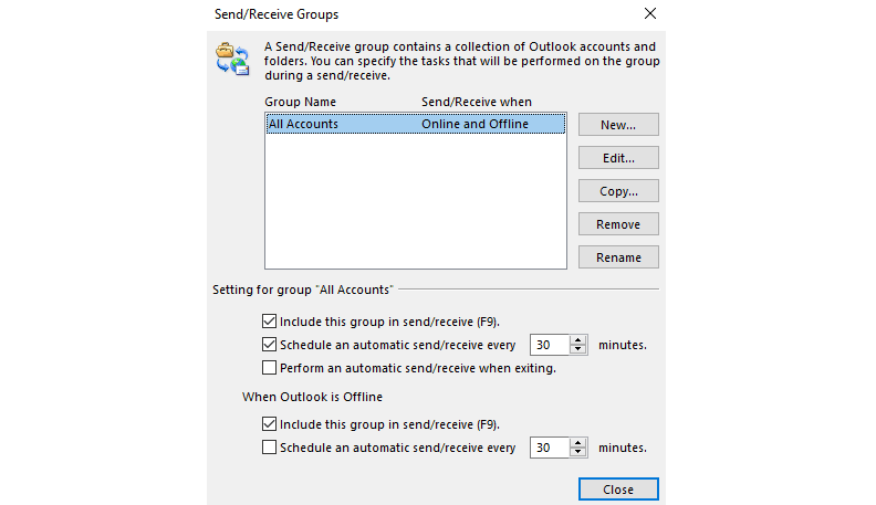 Manage Outlook Groups