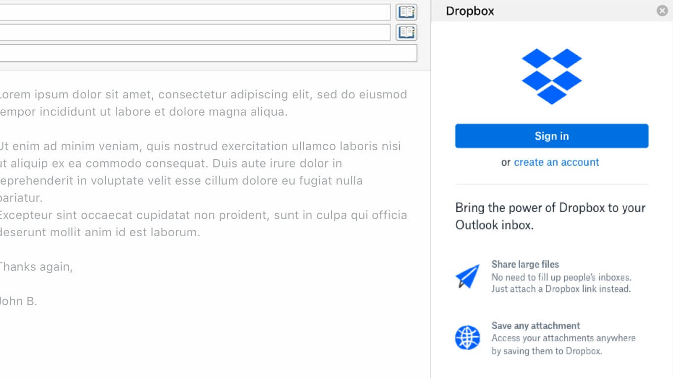 Sign in to Your Dropbox Account