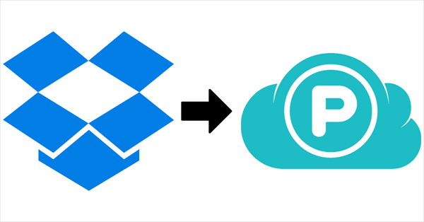 Dropbox to pCloud