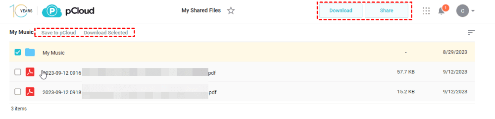 Operations to Shared Files
