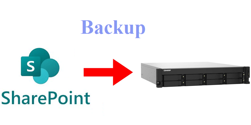 Backup from SharePoint to QNAP