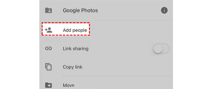 Add People to Share