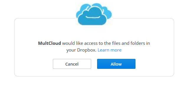 Access to Dropbox