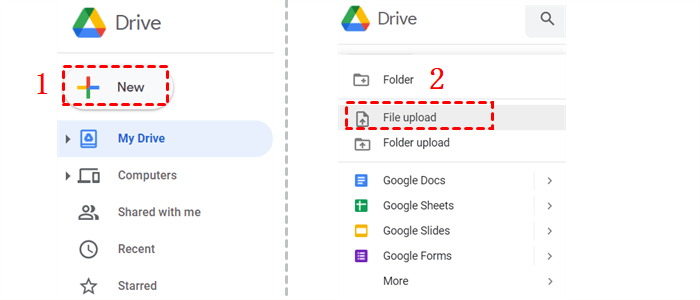 Upload Files to Google Drive