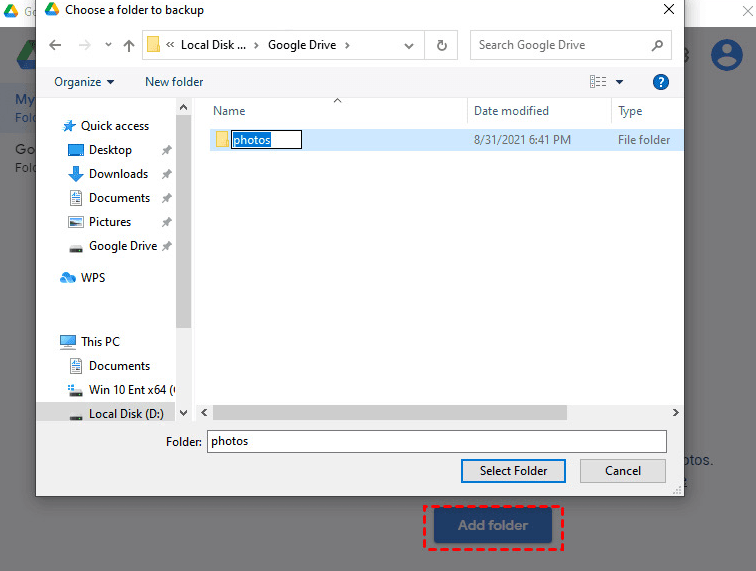Create File in Google Drive for Desktop