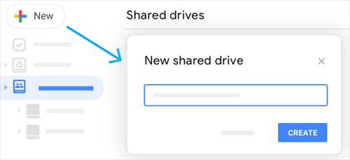 Create Google Shared Drive