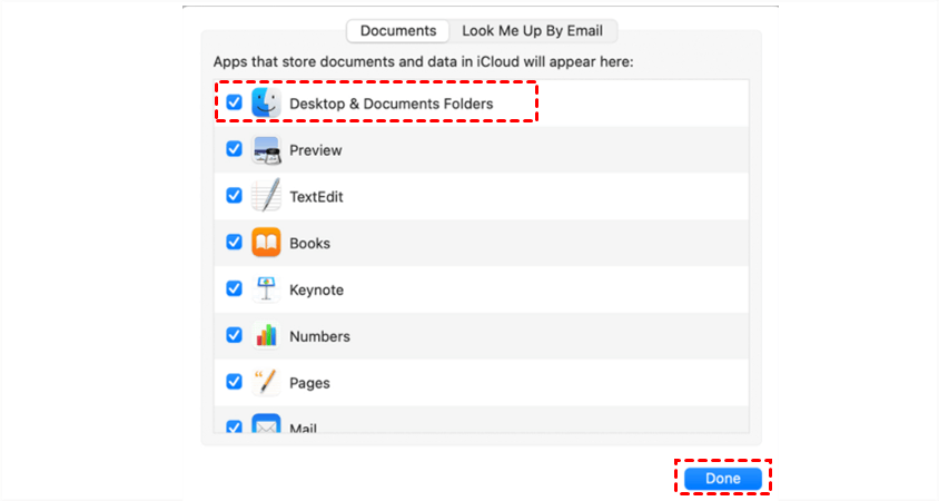 Desktop And Documents Folders on Mac