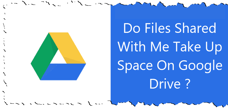 Do Files Shared With Me Take Up Space On Google Drive
