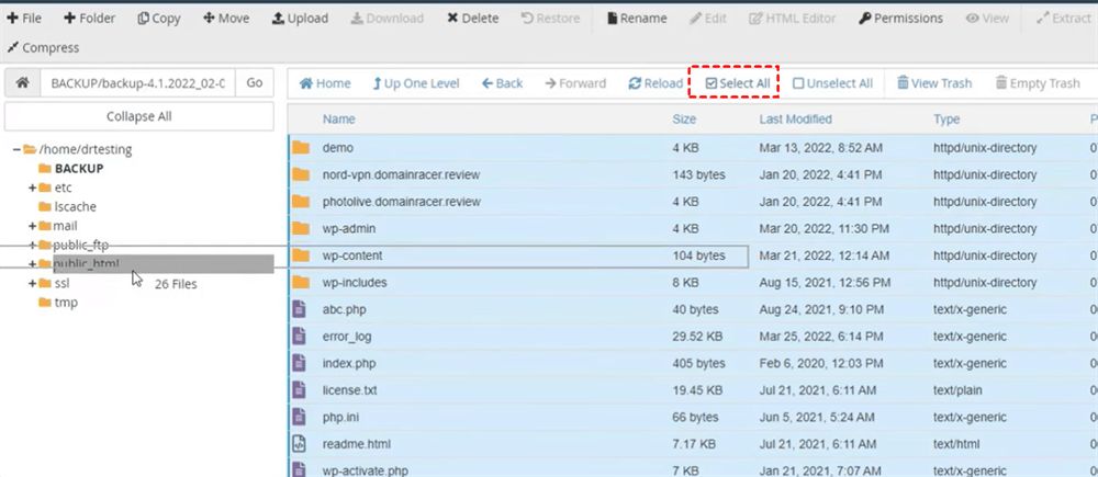 Drag and Drop Files to Target Location