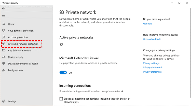 Firewall Network Protection