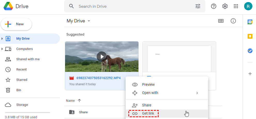 Full Guide to Share a Video on Google Drive