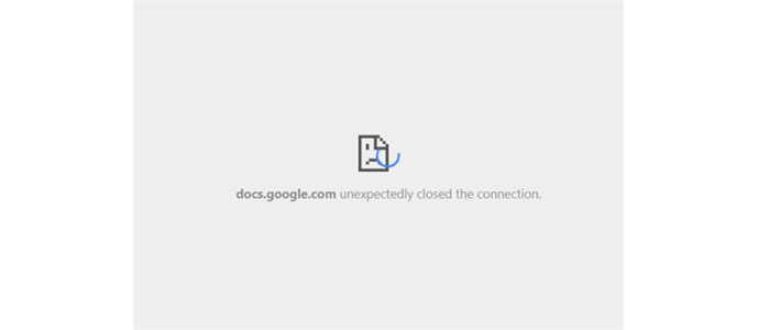 Google Drive Disconnected