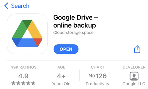 Google Drive Mobile Application