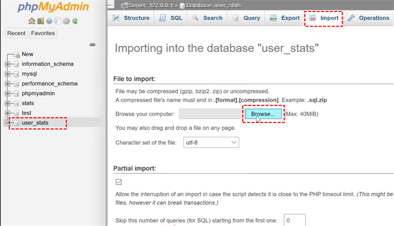 import-database-backup-files