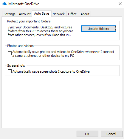 OneDrive Auto Save