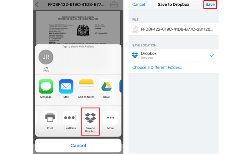 Backup Apple Photos to Dropbox