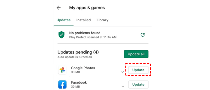 Update Google Photos