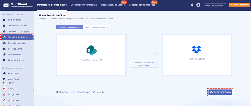 Integración de Dropbox SharePoint a través de Cloud Sync Integración de Dropbox SharePoint a través de Cloud Sync