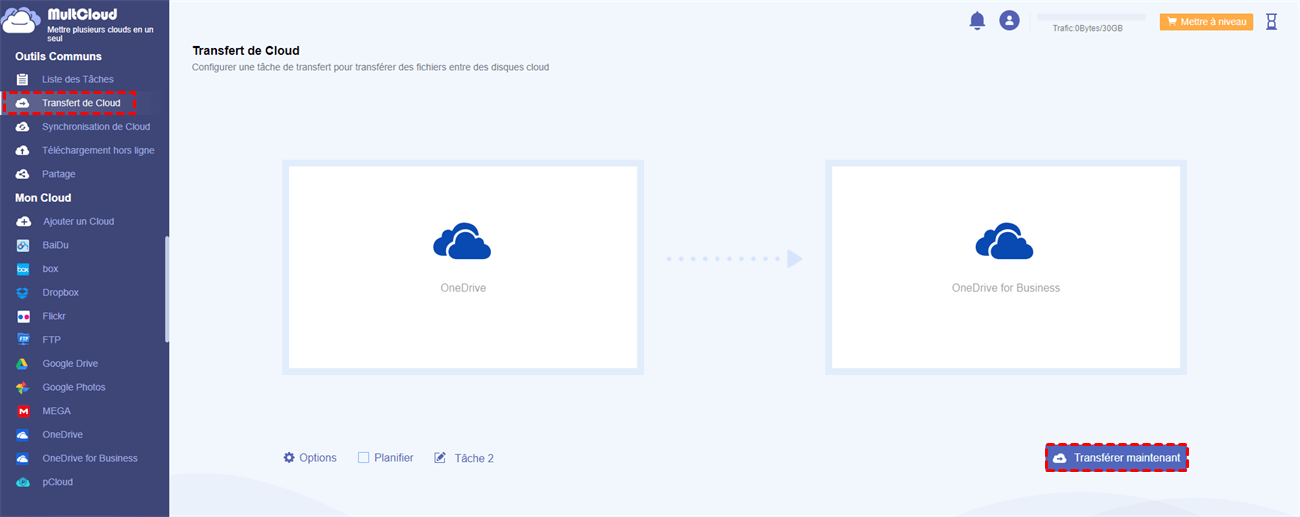 Déplacer OneDrive vers OneDrive for Business
