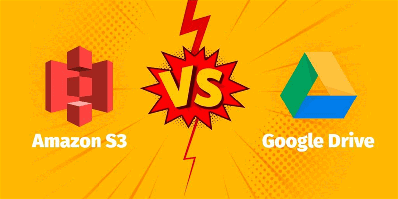 Amazon S3 vs Google Drive