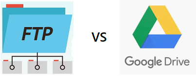 FTP vs Googleドライブ