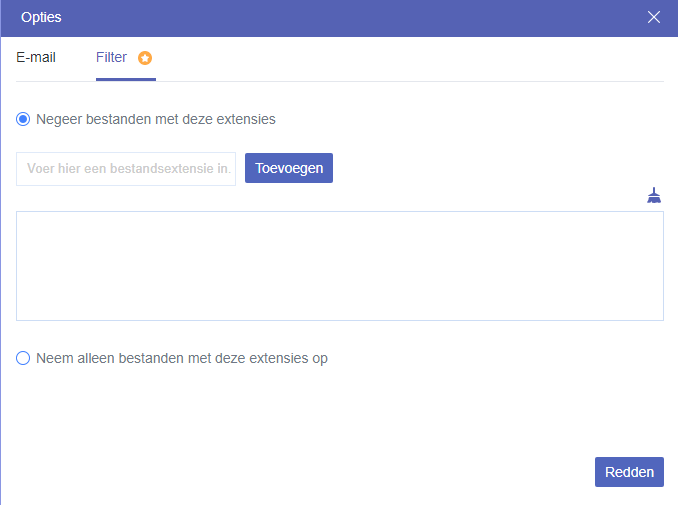 Opties van Cloud Backup Opties van Cloud Backup