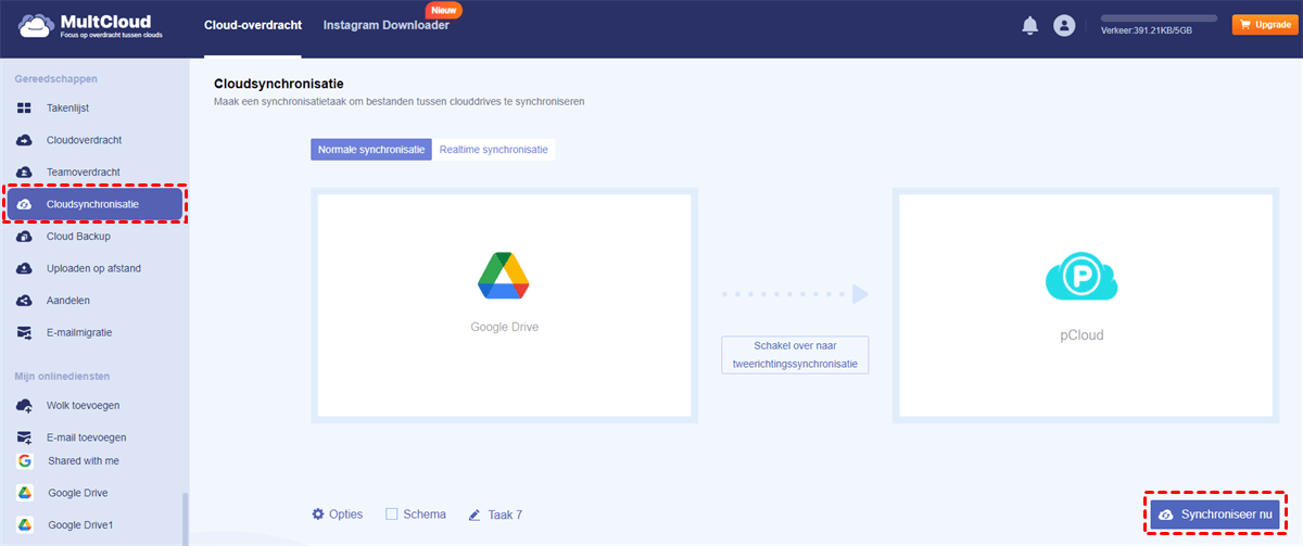 Sync Google Drive to pCloud Sync Google Drive to pCloud