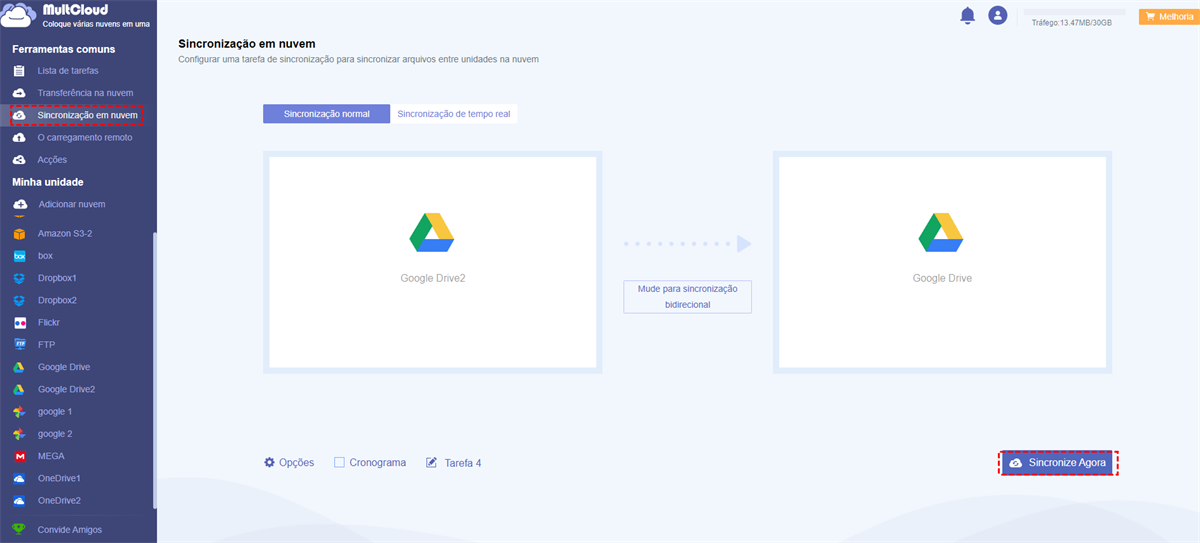 Sincronizar Duas Contas Google Drive