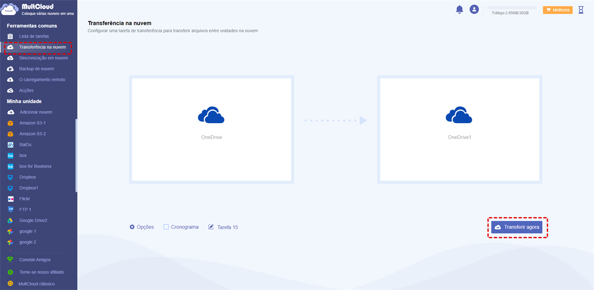 Transferir Arquivos entre Contas Onedrive