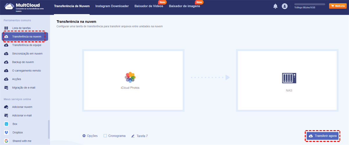 Transferir Fotos do iCloud para o NAS Transferir Fotos do iCloud para o NAS