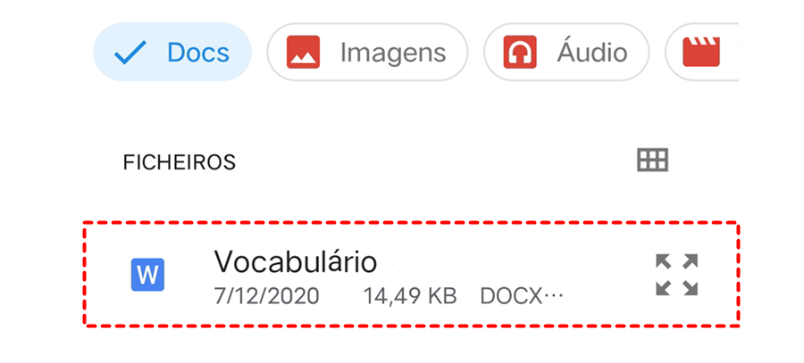 Salvar um Documento no Google Drive App