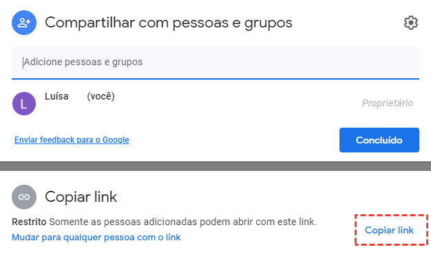 Copiar Links