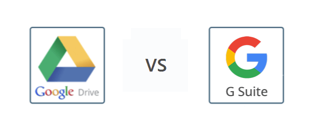 Google Drive vs G Suite