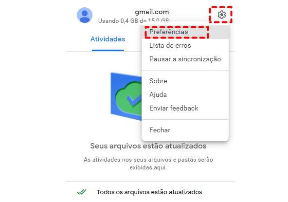 Unidade do Google Drive sumiu do PC - Programas - Clube do Hardware