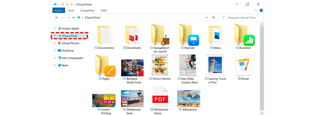 iCloud Drive Folder in Windows