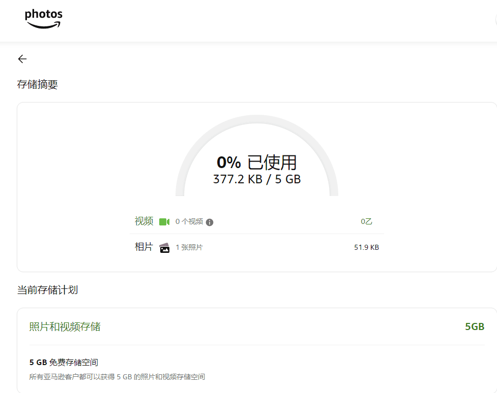 在Web瀏覽器查看Amazon Cloud Drive存儲空間