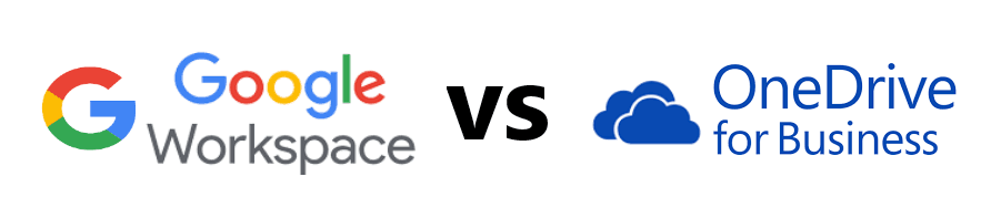 Google Workspace VS Microsoft OneDrive for Business