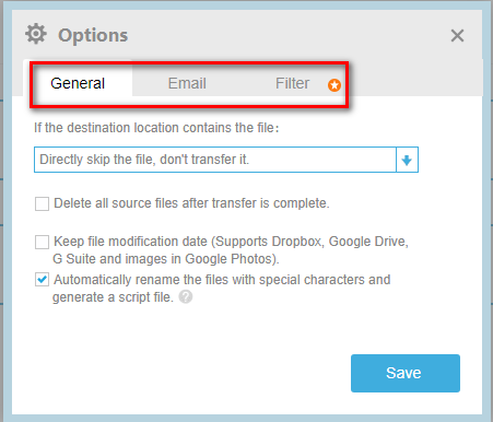 General Email Filter