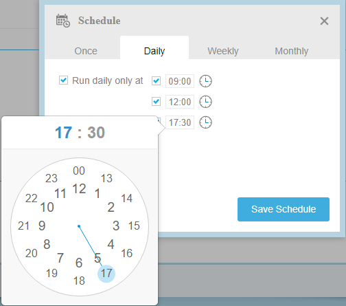 Dropbox Schedule Sync Daily