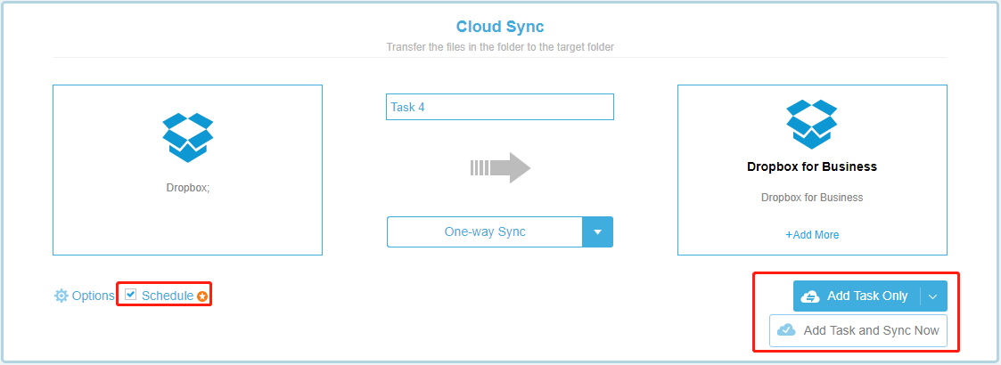 Save Schedule and Sync Now