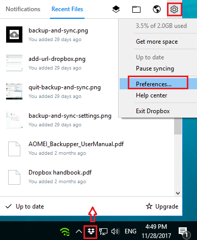 download the dropbox desktop application